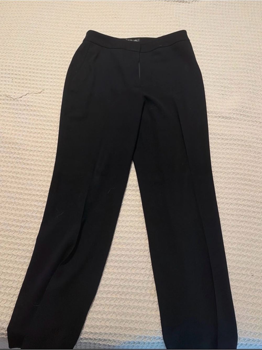 CHANEL Black Women's Straight-Leg Dress Pants